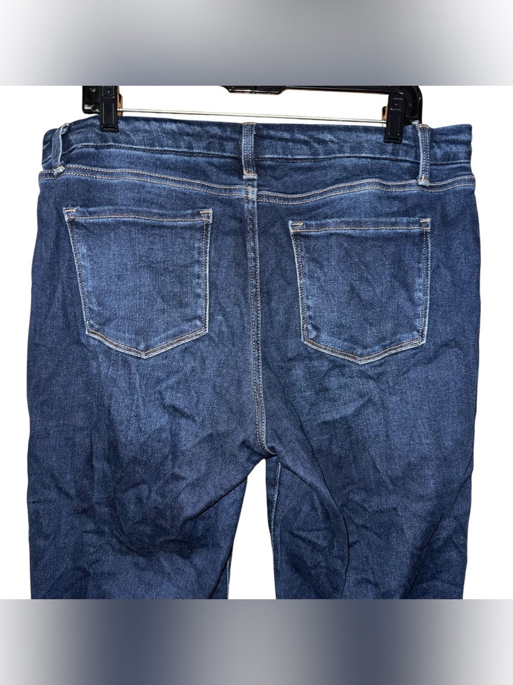 Flying Monkey Mid Rise Flare Stretch Jeans Adorable color dark indigo stretch 32 - Picture 8 of 13